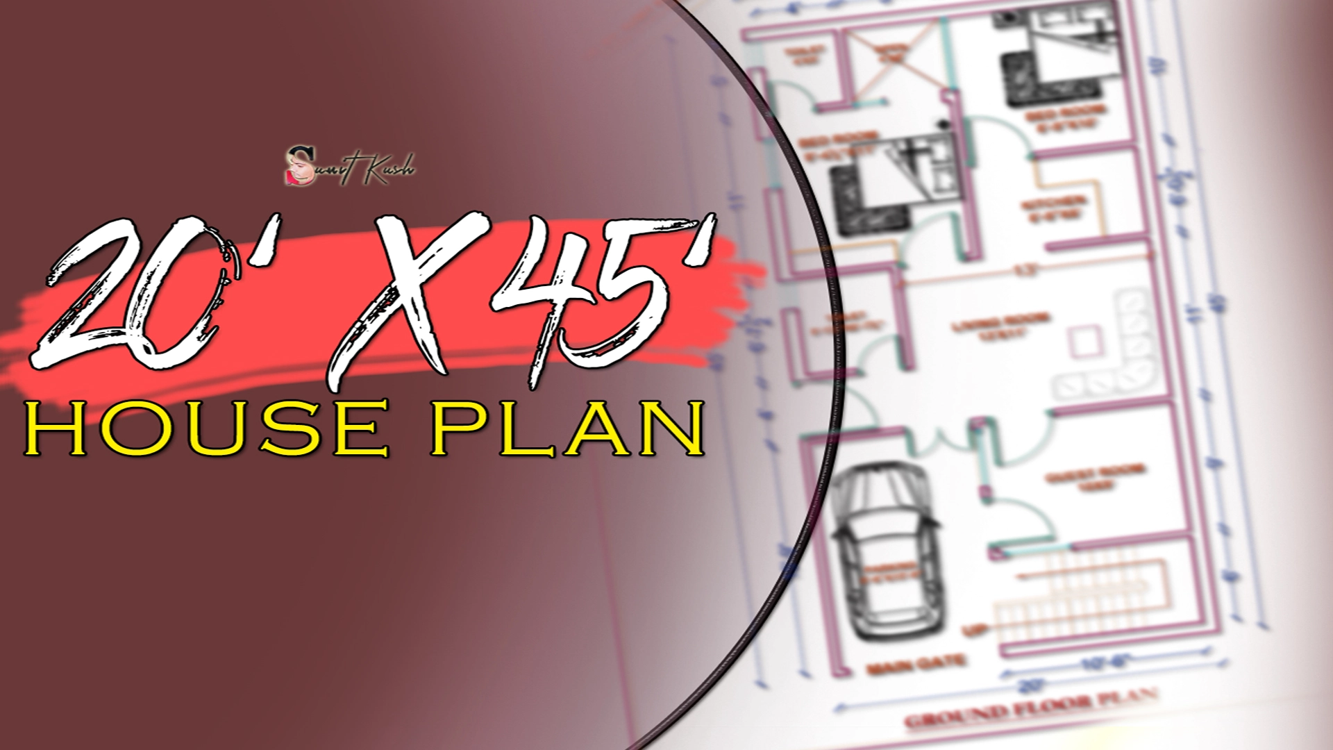 20×45 ft House Plan