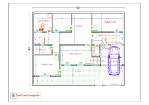 50 by 40 ft Model dt 23 02 2025 house plan - Stunning 50 by 40 ft House Plan: Modern Design and Comfortable Living