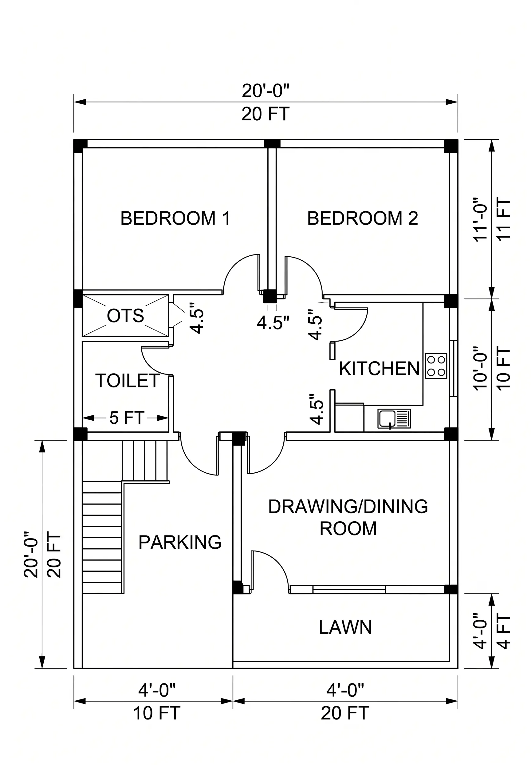 Convert Hand-Drawn Floor Plan to AI Prompts 