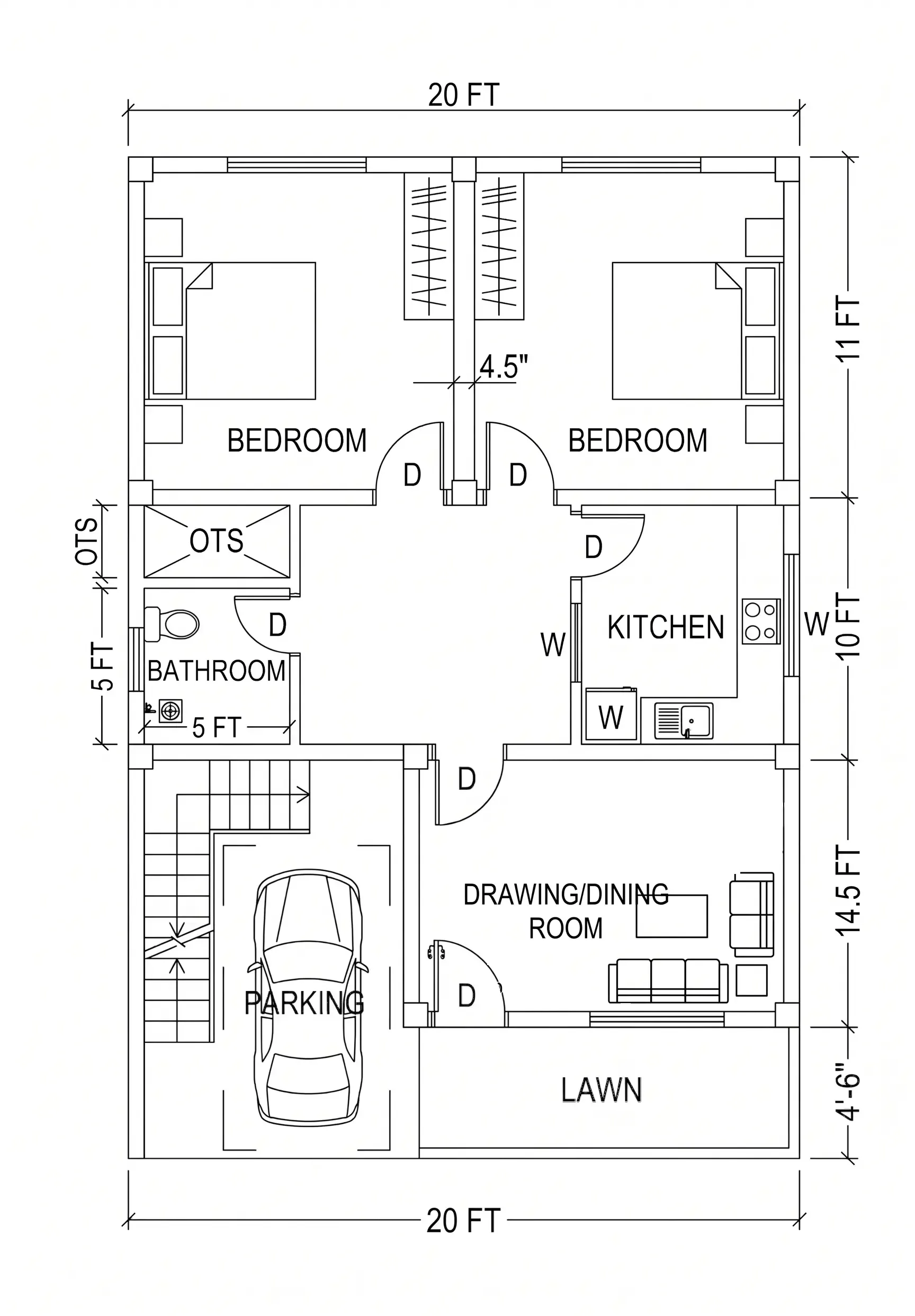 Convert Hand-Drawn Floor Plan to AI Prompts 