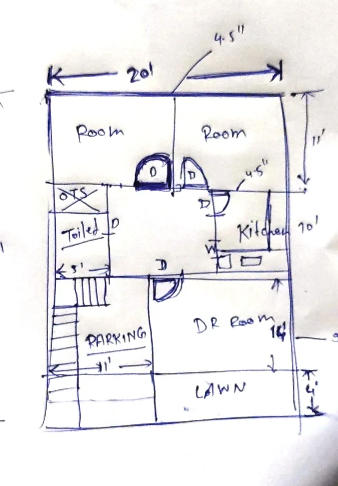 Convert Hand-Drawn Floor Plan to AI Prompts 